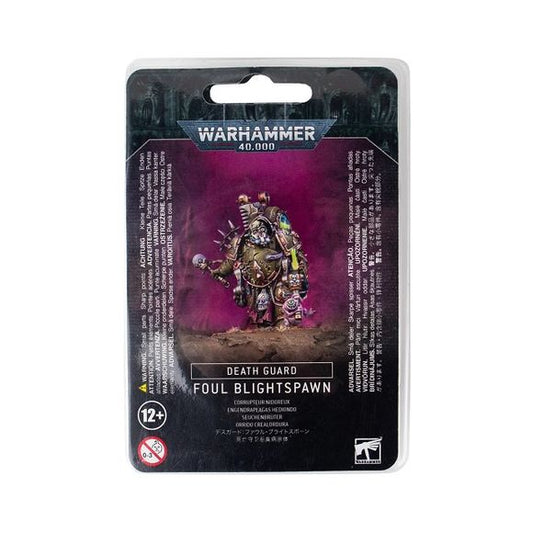 This multi-part plastic kit contains the components necessary to assemble a Foul Blightspawn. This kit comes as 8 components, and is supplied with a Citadel 40mm Round base.