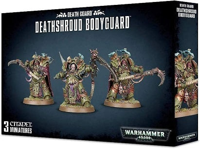 This multi-part plastic kit contains the components necessary to assemble a set of 3 Deathshroud Bodyguard. The Deathshroud Bodyguard come as 51 components, and are supplied with 3 Citadel 40mm Round bases.