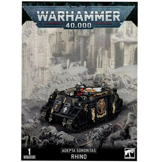 This multipart plastic kit builds one Rhino, an excellent compliment to Adepta Sororitas Armies. This set is supplied in 103 plastic components. An Adepta Sororitas Transfer Sheet is also included. Grab your Battle Sisters and hop in!