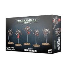 The kit builds five Seraphim.