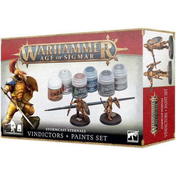 Warhammer Age of Sigmar: Stormcast Eternals Vindictors + Paint Set | Galactic Toys & Collectibles