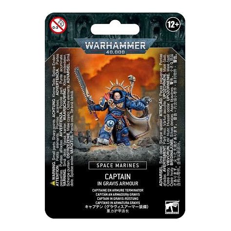 This kit is comprised of 25 plastic components, with which you can assemble 1 Space Marine Captain in Gravis Armour. It is supplied with a 40mm Citadel Round Base. This miniature is supplied unpainted and requires assembly – we recommend using Citadel Plastic Glue and Citadel paints.