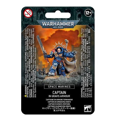 This kit is comprised of 25 plastic components, with which you can assemble 1 Space Marine Captain in Gravis Armour. It is supplied with a 40mm Citadel Round Base. This miniature is supplied unpainted and requires assembly – we recommend using Citadel Plastic Glue and Citadel paints.