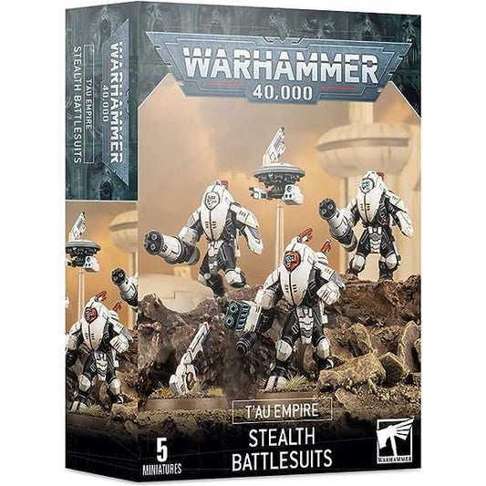 Equipped with the latest XV25 Stealth Armour these troops are the 'lone wolves' of the Tau army, operating independently of other formations. This boxed set contains 3 multi-part plastic XV25 Stealth Suits and a markerlight drone