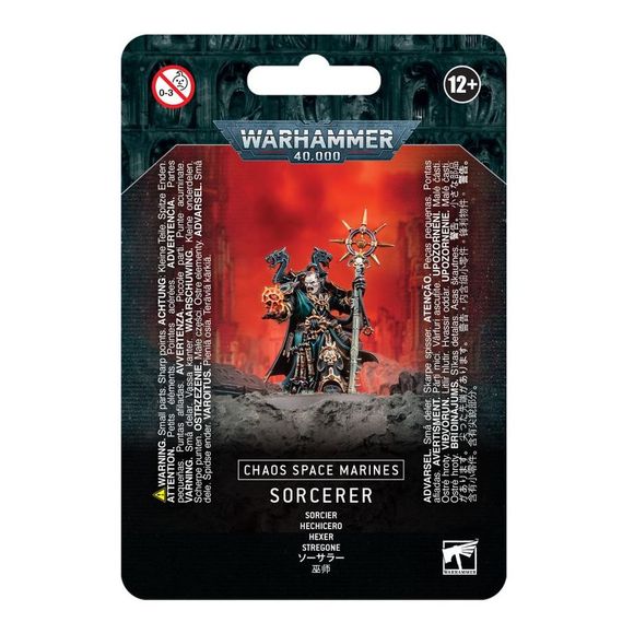 This multipart plastic kit builds one Sorcerer for your Chaos Space Marines or Emperor's Children armies. This kit comprises 9 plastic components, and 1x Citadel 40mm Round Base. This miniature requires assembly and is supplied unpainted – we recommend using Citadel Plastic Glue and Citadel Colour paints.