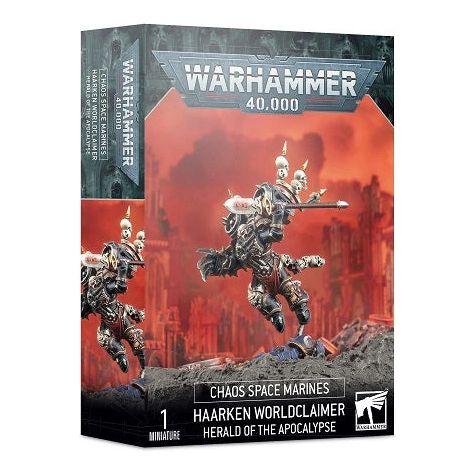 Warhammer 40K: Chaos Space Marines - Haarken Worldclaimer, Herald of the Apocalypse | Galactic Toys & Collectibles