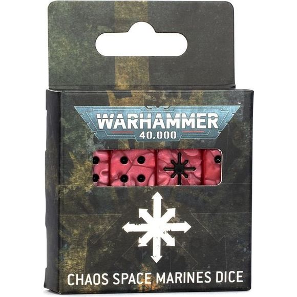 Warhammer 40k: Chaos Space Marines Dice | Galactic Toys & Collectibles