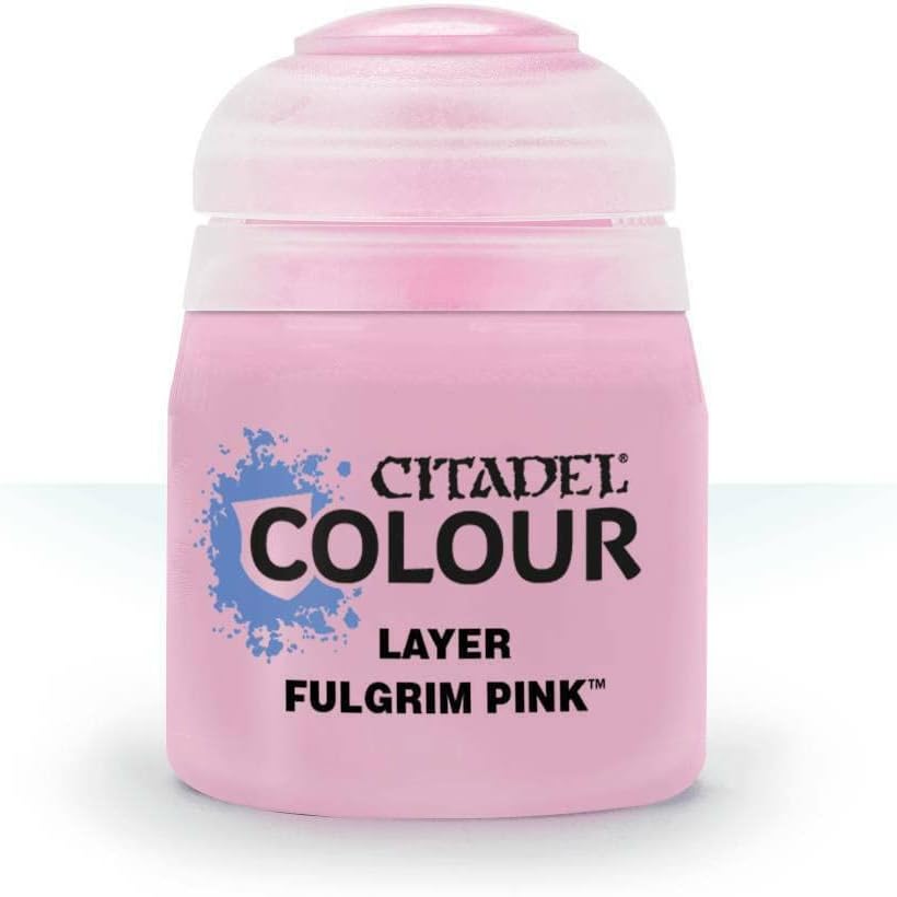 Citadel Layer paints are high quality acrylic paints, and with 70 of them in the Citadel Paint range, you have a huge range of colours and tones to choose from when you paint your miniatures. They are designed to be used straight over Citadel Base paints (and each other) without any mixing. By using several layers you can create a rich, natural finish on your models that looks fantastic on the battlefield. This pot contains one of 70 Layer paints in the Citadel Paint range. As with all of our paints, it is