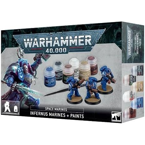 Warhammer 40k: Space Marines Infernus Marines + Paints | Galactic Toys & Collectibles