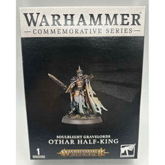 This kit builds one Soulblight Gravelords Othar Half-King for games of Warhammer Age of Sigmar. Requires assembly, paint and glue.