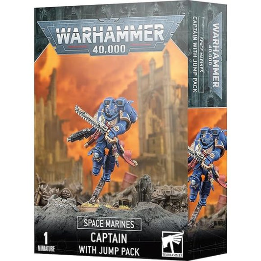 Warhammer 40k: Space Marines - Captain with Jump Pack | Galactic Toys & Collectibles