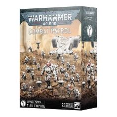 This set includes the following multipart plastic models:
- 1x Commander in Enforcer Battlesuit (can alternatively build 1x Commander in Coldstar Battlesuit)
- 1x Devilfish
- 10x Breacher Fire Warriors (can alternatively build 10x Strike Team Fire Warriors)
- 10x Pathfinders
- 7x Drone models for use as tokens, including 5x Tactical Drones, 1x Recon Drone, and 1x Support Turret
- 3x T’au Empire Infantry Decals transfer sheets
- 1x T’au Empire Vehicle Decals transfer sheet

All models come with their appropr