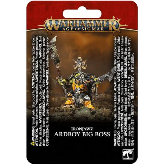 Warhammer Age of Sigmar: Orruk Warclans - Ardboy Big Boss | Galactic Toys & Collectibles