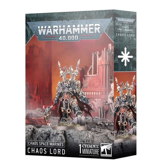 This kit builds one Chaos Lord miniature. This multipart kit comprises 22 plastic components and a Citadel 40mm Round Base. The miniature is supplied unassembled and unpainted – we recommend using Citadel Plastic Glue and Citadel Colour paints.