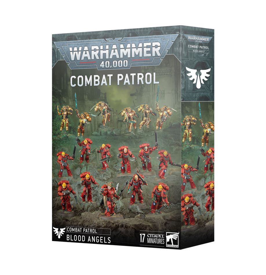 This set includes the following multipart plastic Citadel miniatures:

– 1x Blood Angels Captain
– 6x Sanguinary Guard
– 10x Assault Intercessors
– 2x Blood Angels Upgrades

This set also includes a Blood Angels Transfer Sheet containing 540 high-quality waterslide transfers for you to add even more individual flavour to your miniatures.

This kit contains 495 plastic components, 7x Citadel 40mm Round Bases, and 10x Citadel 32mm Round Bases. These miniatures are supplied unpainted and require assembly – we