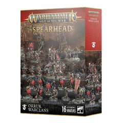 This set includes the following multipart plastic models:

– 1x Killaboss on Great Gnashtoof
– 1x Murknob with Belcha-banna
– 1x Beast-skewer Killbow
– 3x Man-skewer Boltboyz
– 10x Gutrippaz

All models are supplied with their appropriate bases.

These miniatures are supplied unpainted and require assembly – we recommend using Citadel Plastic Glue and Citadel Colour paints.
