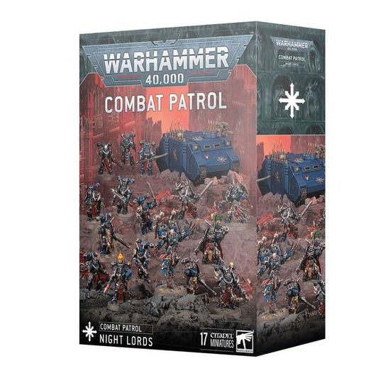 Release Date 03/21/26
This boxed set builds 17 multipart plastic Chaos Space Marines miniatures:
– 1x Chaos Lord with Jump Pack
– 1x Chaos Rhino
– 5x Chosen
– 10x Legionaries
This kit comprises 438 plastic components, 1 Citadel 40mm Round Base, and 15 Citadel 32mm Round Bases. These miniatures require assembly and are supplied unpainted – we recommend using Citadel Plastic Glue and Citadel Colour paints.