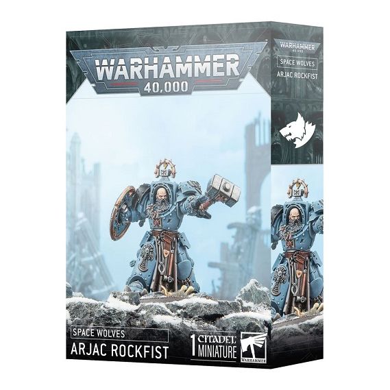 This multipart plastic kit builds Arjac Rockfist. This kit comprises 22 plastic components, and 1x Citadel 50mm Round Base. This miniature requires assembly and is supplied unpainted – we recommend using Citadel Plastic Glue and Citadel Colour paints.