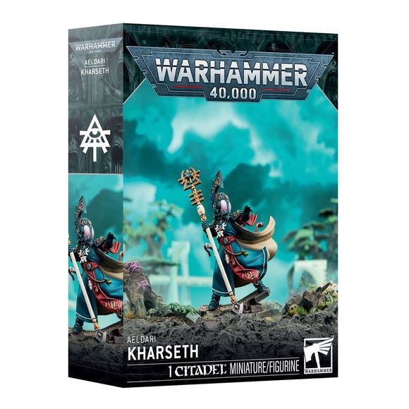 Release Date 3/21/2026
This multipart plastic kit builds Kharseth. This kit comprises 17 plastic components and 1 Citadel 32mm Round Base. This miniature requires assembly and is supplied unpainted – we recommend using Citadel Plastic Glue and Citadel Colour paints.