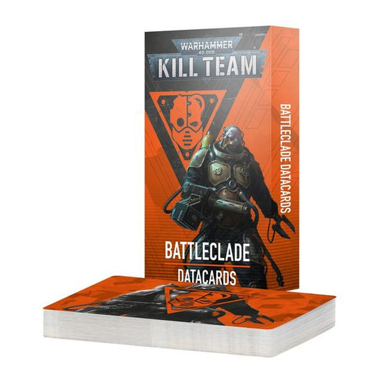 Launch day 9/13/2025
Contains 32 Cards:
– 7x Operative datacards
– 4x Faction equipment cards
– 4x Strategy ploy cards
– 4x Firefight ploy cards
– 1x Faction rule cards
– 1x Marker/Token guide card
– 1x Team selection card
– 10x Universal equipment cards

All cards measure 121mm by 70mm.

You'll need a copy of the Kill Team: Core Book, which is available separately, to make full use of these cards.