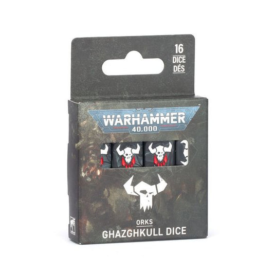 Release Date 5/09/2026
16 6 sided dice for Orks and Ghazghkull fans alike.