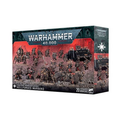 Release Date 11/28
This boxed set builds 20 multipart plastic Chaos Space Marine miniatures:
– 1x Lord Discordant
– 1x Chaos Rhino
– 1x Venomcrawler
– 2x Obliterators
– 5x Havocs
– 10x Legionaries
This kit comprises 474 plastic components, 1x Citadel 120mm Oval Base, 1x Citadel 100mm Round Base, 2x Citadel 50mm Round Bases, 5x Citadel 40mm Round Bases, and 10x Citadel 32mm Round Bases. These miniatures require assembly and are supplied unpainted – we recommend using Citadel Plastic Glue and Citadel Colour p