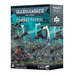 Release Date 10/25/2025
This boxed set builds 11 multipart plastic Harlequin miniatures:
– 6x Harlequin Troupe Miniatures
– 2x Skyweavers
– 1x Starweaver (which can alternatively be built as a Voidweaver)
– 1x Voidweaver (which can alternatively be built as a Starweaver)
– 1x Solitaire
This kit comprises 361 plastic components, 7x Citadel 25mm Round Bases, 4x Citadel Large Flying Bases, and 4x Citadel Ball Socket Stems. These miniatures require assembly and are supplied unpainted – we recommend using Citade