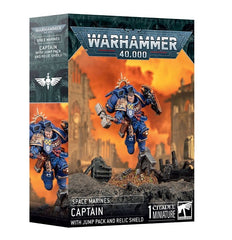 This product has a release date of 10/25/2025
This multipart plastic kit builds a Captain with Jump Pack and Relic Shield. This kit comprises 23 plastic components and 1x Citadel 40mm Round Base. This miniature requires assembly and is supplied unpainted – we recommend using Citadel Plastic Glue and Citadel Colour paints.