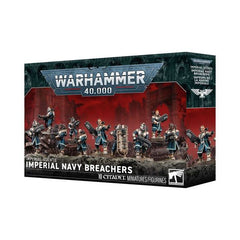 Release Date 8/8/2026
This multipart plastic kit builds a squad of 10 Imperial Navy Breachers. Contents:
– 116 plastic components
– 8 Citadel 25mm Round Bases
– 2 Citadel 28.5mm Round Bases
– 1 construction guide

These miniatures require assembly and are supplied unpainted. We recommend:
– Citadel Tools: Super Fine Detail Cutters
– Warhammer Colour Plastic Glue
– Warhammer Colour paints