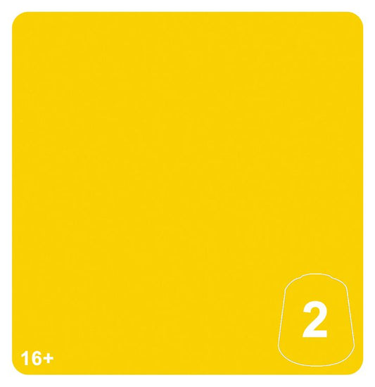 <p><strong>Warhammer Colour Tone Pro: Megaboss Yellow 2 Paint</strong> from Games Workshop is a premium acrylic miniature paint designed for smooth layering, controlled shading, and vibrant yellow finishes. As the second-darkest shade in the coordinated five-tone Megaboss Yellow range, this versatile paint is ideal for adding depth to Orruk armor, Ork vehicles, weapons, banners, shields, and detailed battlefield accessories. Its finely formulated pigmentation supports precise brushwork, controlled blending,