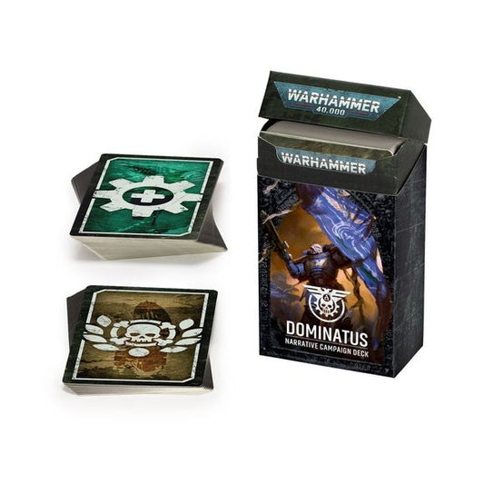 This deck contains 89 cards:
– 27 Agenda cards
– 9 Agenda Achieved cards
– 9 Briefing cards
– 9 Location cards
– 35 Upgrade cards

A 12-page reference booklet is included to help you get started. You will need a Chapter Approved 2026-27: Mission Deck to use the contents of this set. The core rules can be downloaded for free on the Warhammer 40,000 App.