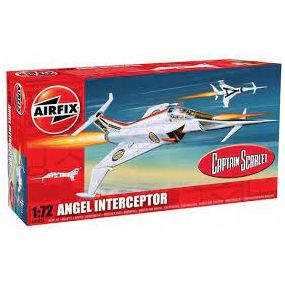 Airfix Angel Intercepter (Captain Scarlet) Aircraft 1/72 Scale Model Kit | Galactic Toys & Collectibles