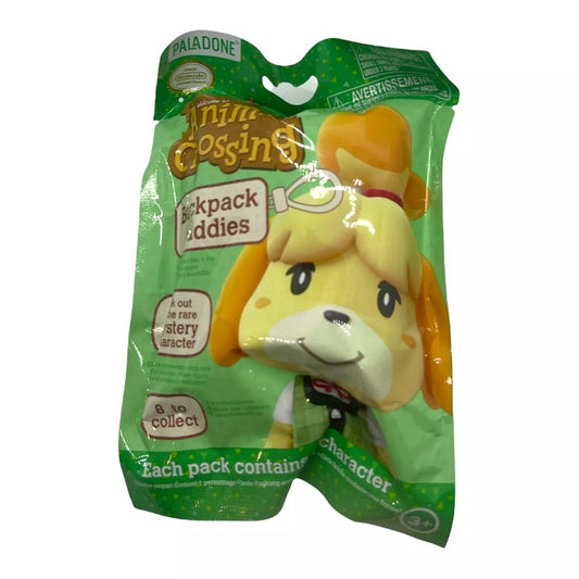 Animal Crossing Backpack buddies! Look out for the rare mystery character! 8 to collect. Each pack contains 1 character.