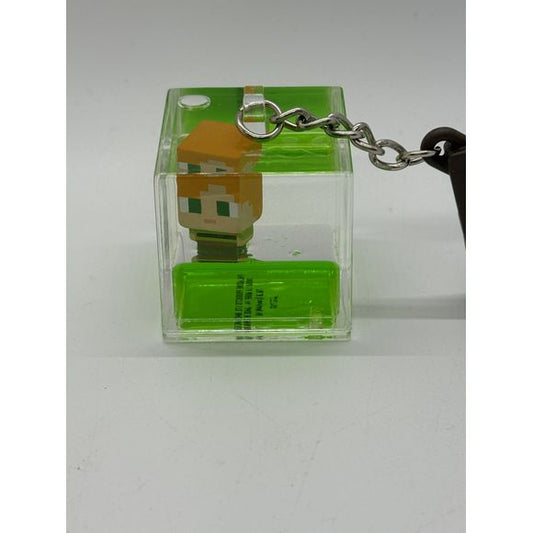 Tsunameez Minecraft Cube Alex Water Keychain Figure | Galactic Toys & Collectibles