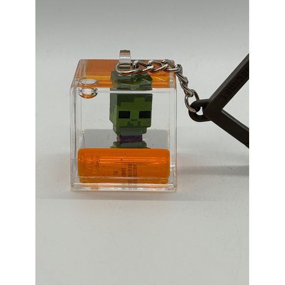 Tsunameez Minecraft Cube Zombie Water Keychain Figure | Galactic Toys & Collectibles
