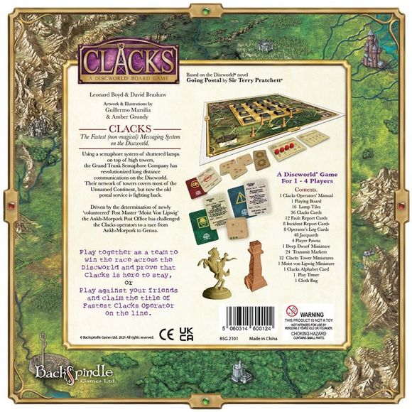 Backspindle Games: Clacks - A Discworld Board Game: Collector`s Edition | Galactic Toys & Collectibles