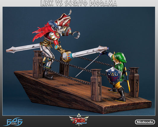 First 4 Figures Legend of Zelda Sandship Base Link vs Scervo Diorama 20" Resin Statue