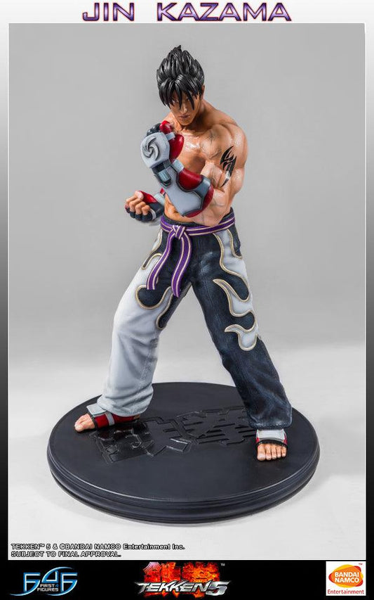 This statue has no edition number, and was a replacement and is in new and unopened condition. 

Being cast in high-quality polystone, every detail on Jin Kazama has been captured perfectly, and is finished with a detailed hand-painted finish. A great deal of extra detail has also been added to Jin Kazama’s character, including beads of sweat on his body. At ¼ scale, Jin Kazama stands an imposing 19 inches tall.