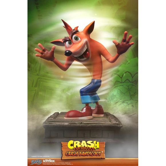 This statue has no edition number, and was a replacement and is in new and unopened condition. Crash Bandicoot: Crash REGULAR edition comes with the following:-

- Crash Bandicoot: Crash RESIN Statue

- Highly detailed base capturing the jungle and vibrant style from the Crash Bandicoot series.

- Statue comes with Two sets of interchangeable eyes - Normal, Crazy

- Additional removeable tongue
Product Size:

Statue

Height - 16 inches (41cm)

Width -  13 inches (33cm)

Depth -  11 inches (28cm)

Weight: 4.