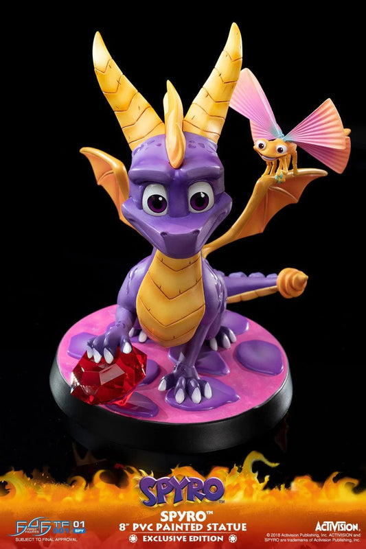 First 4 Figures Spyro The Dragon Spyro Exclusive Edition 8" PVC Statue