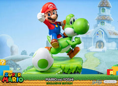 First 4 Figures Super Mario Mario and Yoshi Exclusive Edition 19" Resin Statue