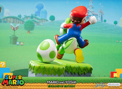 First 4 Figures Super Mario Mario and Yoshi Exclusive Edition 19" Resin Statue