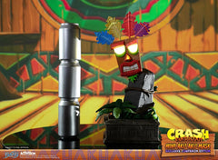 First 4 Figures Crash Bandicoot Mini Aku Aku Mask Exclusive Companion Edition 16" Resin Statue