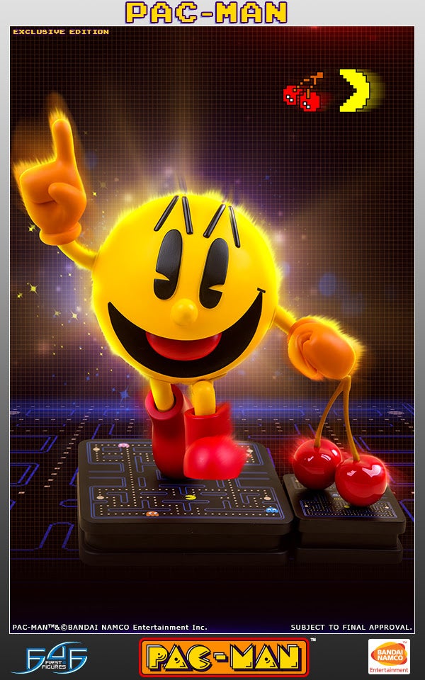 This statue has no edition number, and is a sample in new condition. It stands 17" tall and is the perfect way to commerate this video game legend.