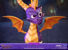 First 4 Figures Spyro Life-Size Bust Exclusive Open Wing Edition 27.5" Resin Statue