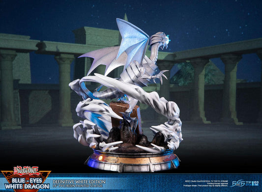 First 4 Figures Yu-Gi-Oh! Blue-Eyes White Dragon Definitive White Edition 16" PVC Statue