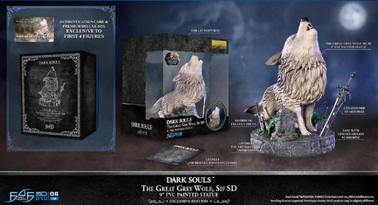 First 4 Figures Dark Souls The Great Grey Wolf Sif SD Exclusive Edition PVC Statue