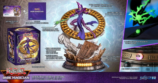 First 4 Figures Yu-Gi-Oh! Dark Magician Definitive Purple Edition Resin PVC Statue