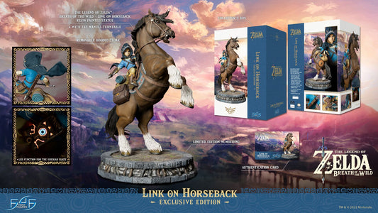 First 4 Figures The Legend of Zelda Breath of the Wild Link on Horseback Exclusive Edition 23" Resin Statue