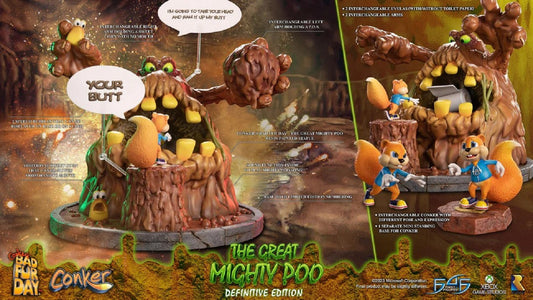 First 4 Figures Conker's Bad Fur Day The Great Mighty Poo Definitive Edition 17.4" Resin Statue